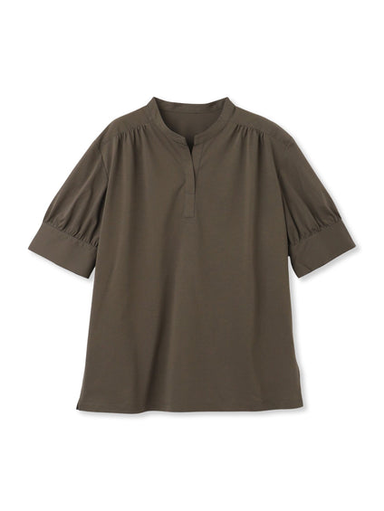 ライクアウーヴンカットソー≪接触冷感/洗濯機で洗える≫