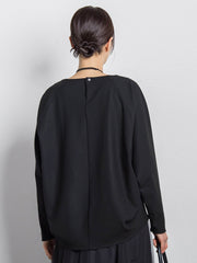 両面起毛ドロップショルダーブラウス≪洗える/セットアップ対応≫