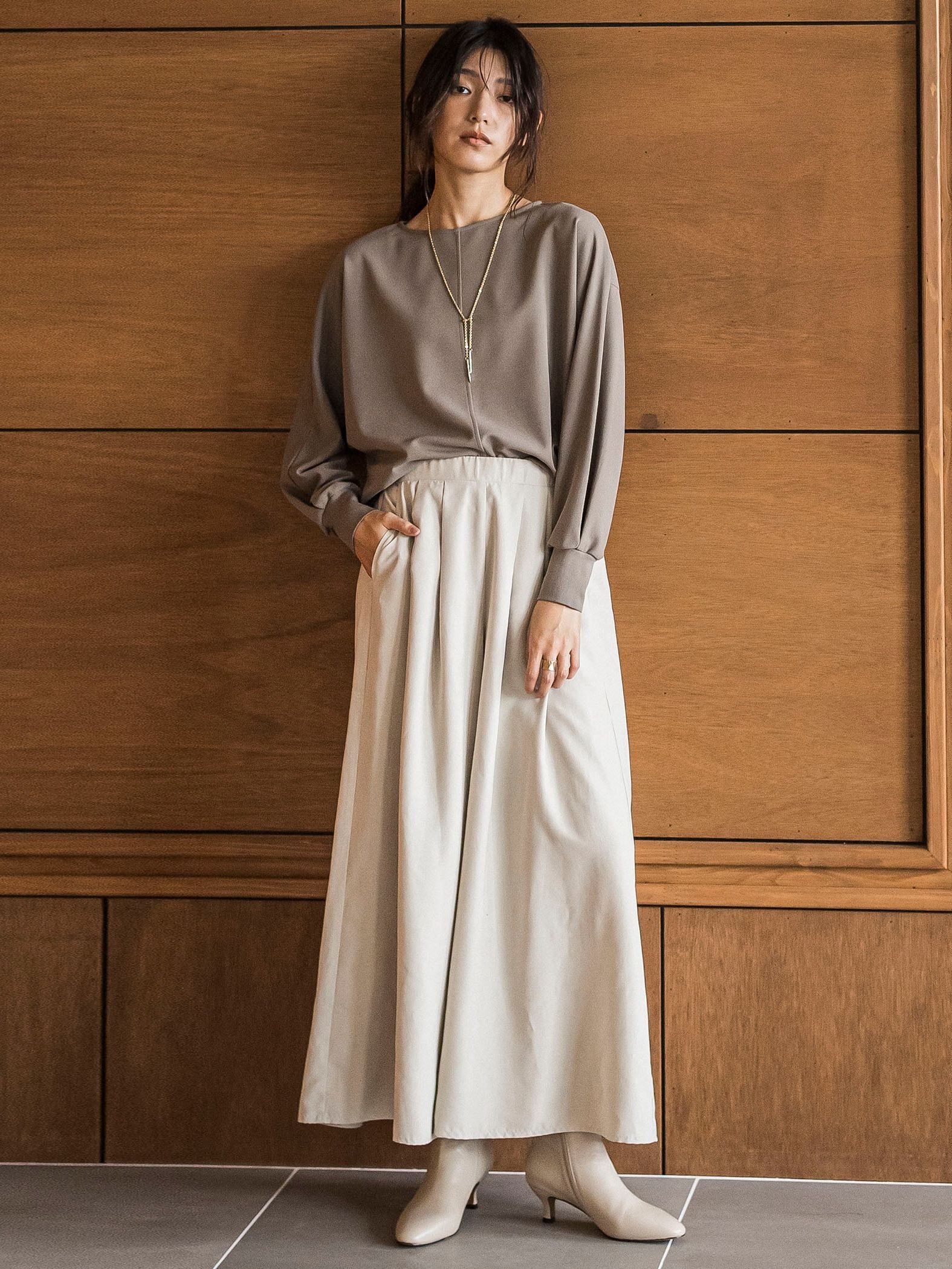 【ゆるっと上品】私に似合うキュロットパンツ≪手洗い可能≫