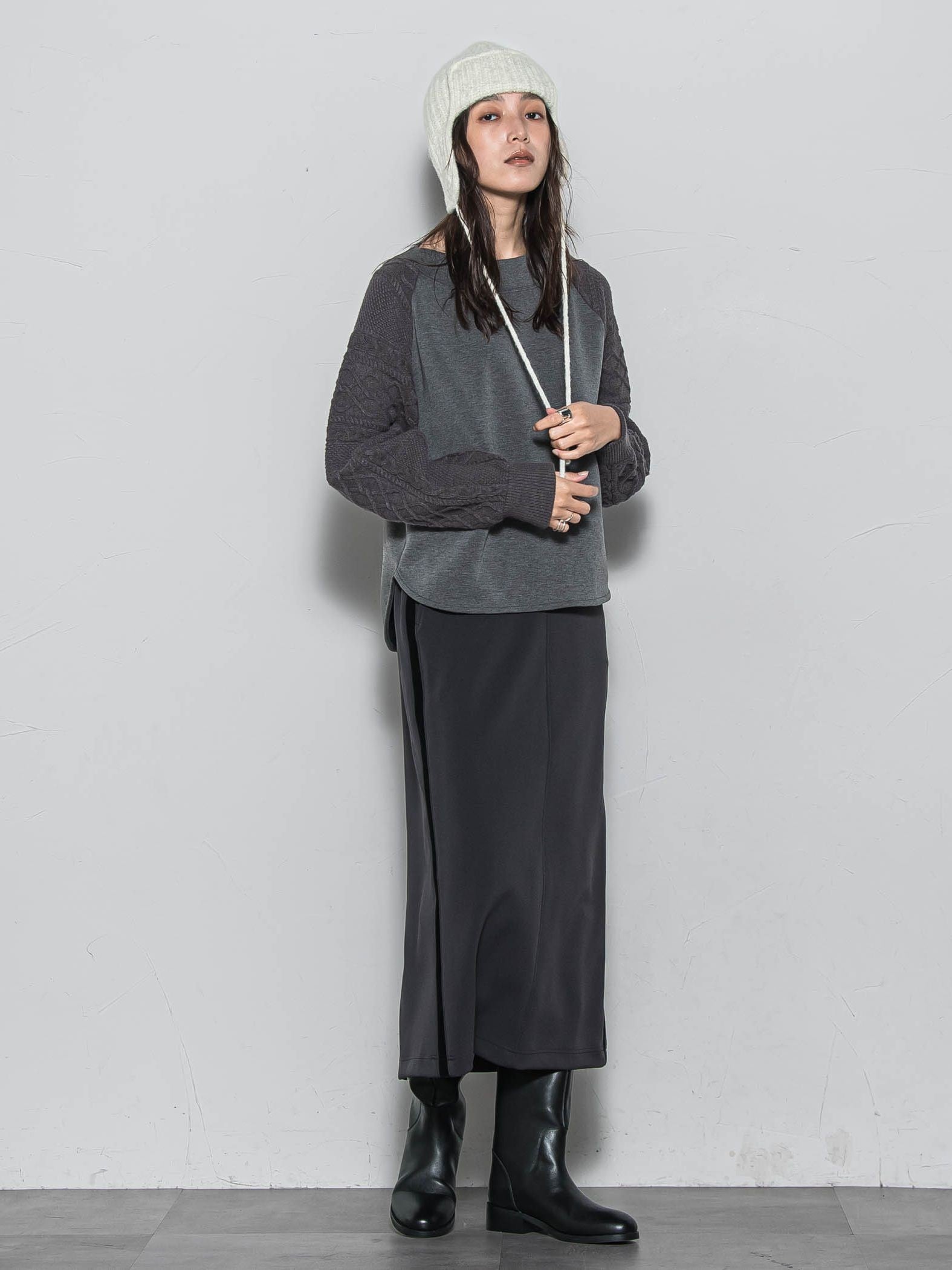 NEW叶えるIラインスカート≪手洗い可能≫