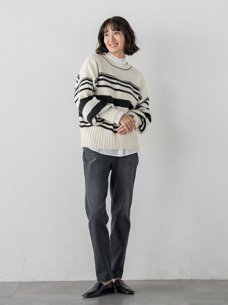 【WEB限定】”あたたか美脚”裏起毛デニム