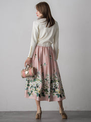 クリスマスローズスカート