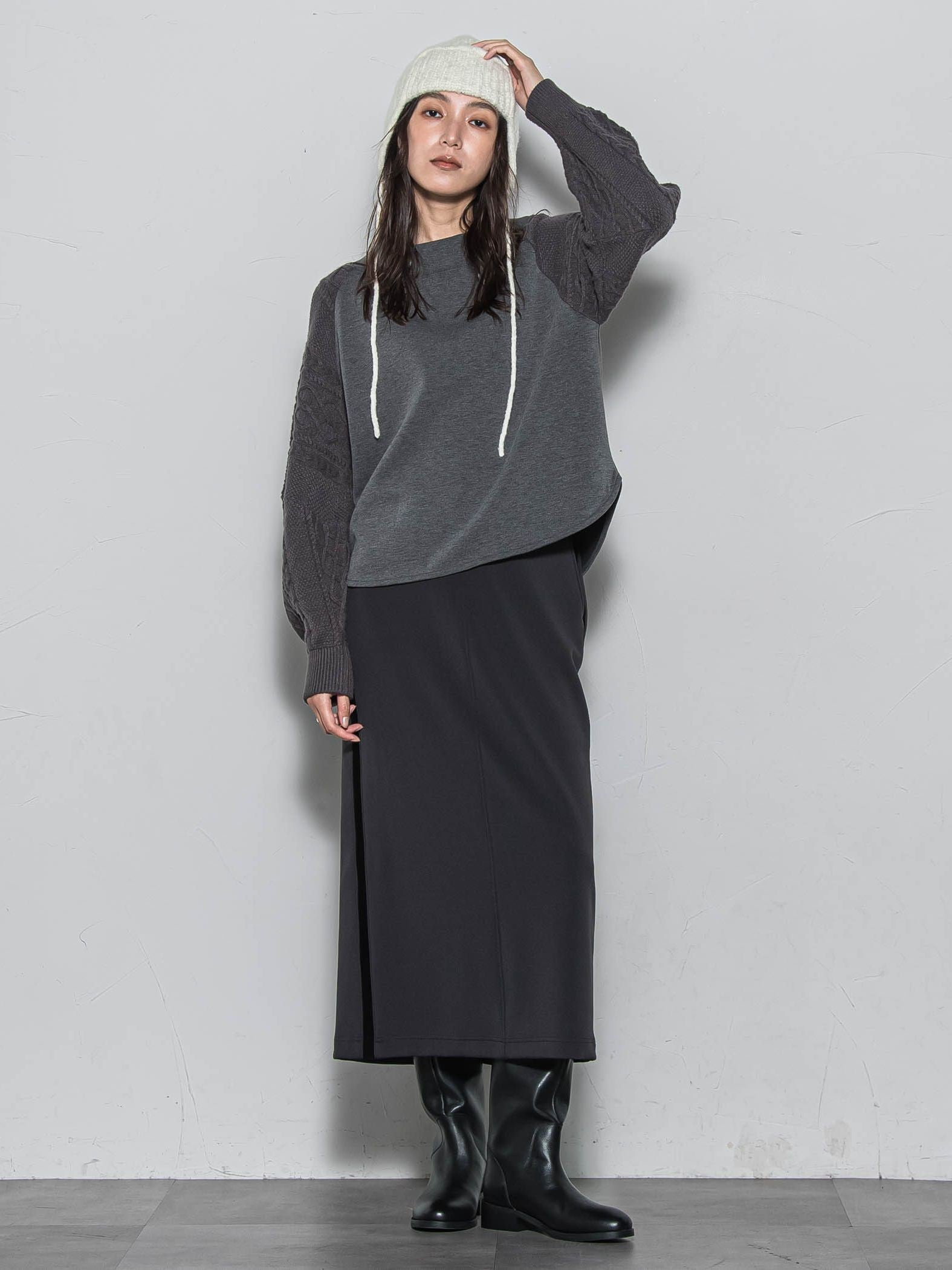 NEW叶えるIラインスカート≪手洗い可能≫