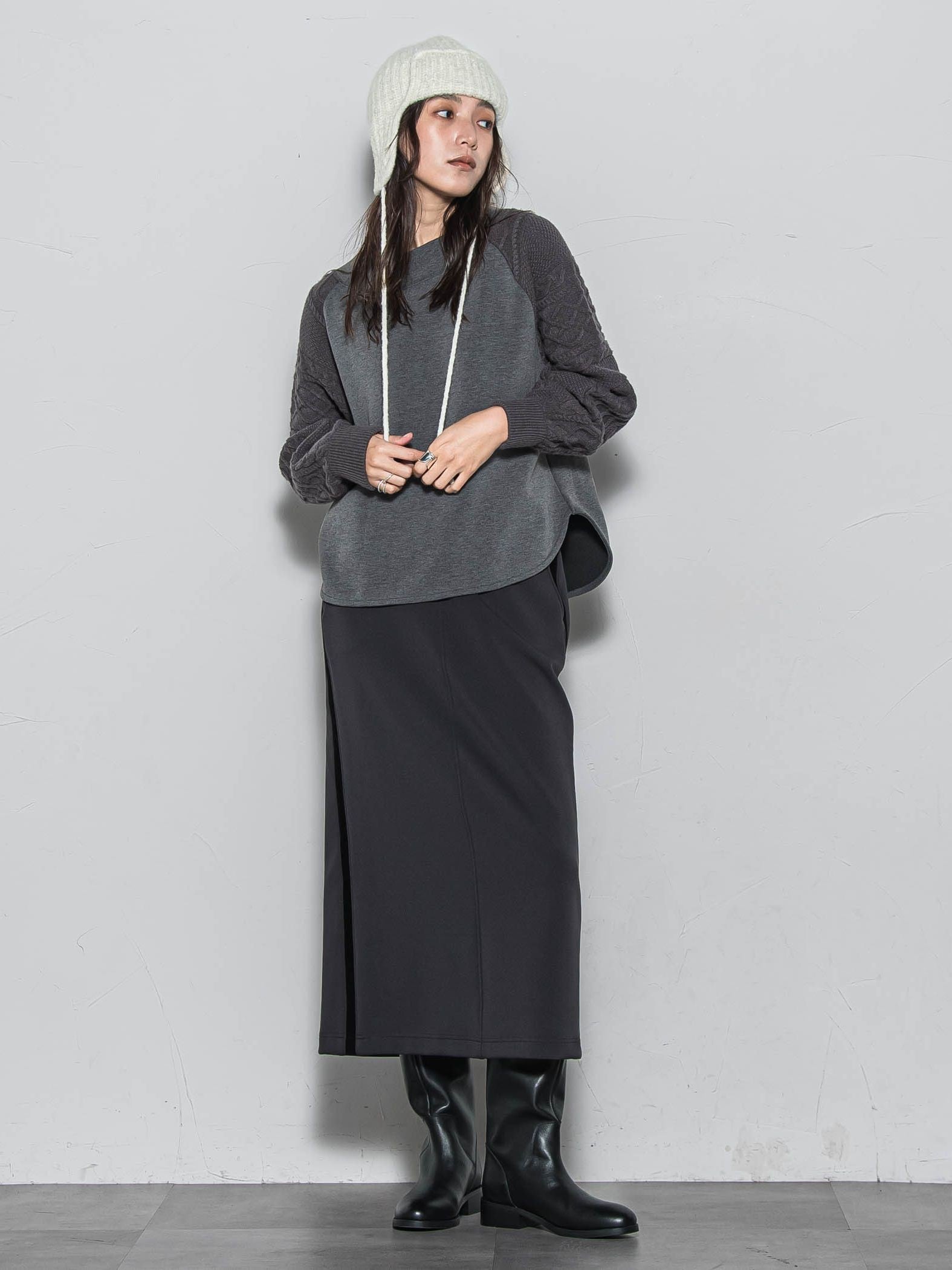 NEW叶えるIラインスカート≪手洗い可能≫