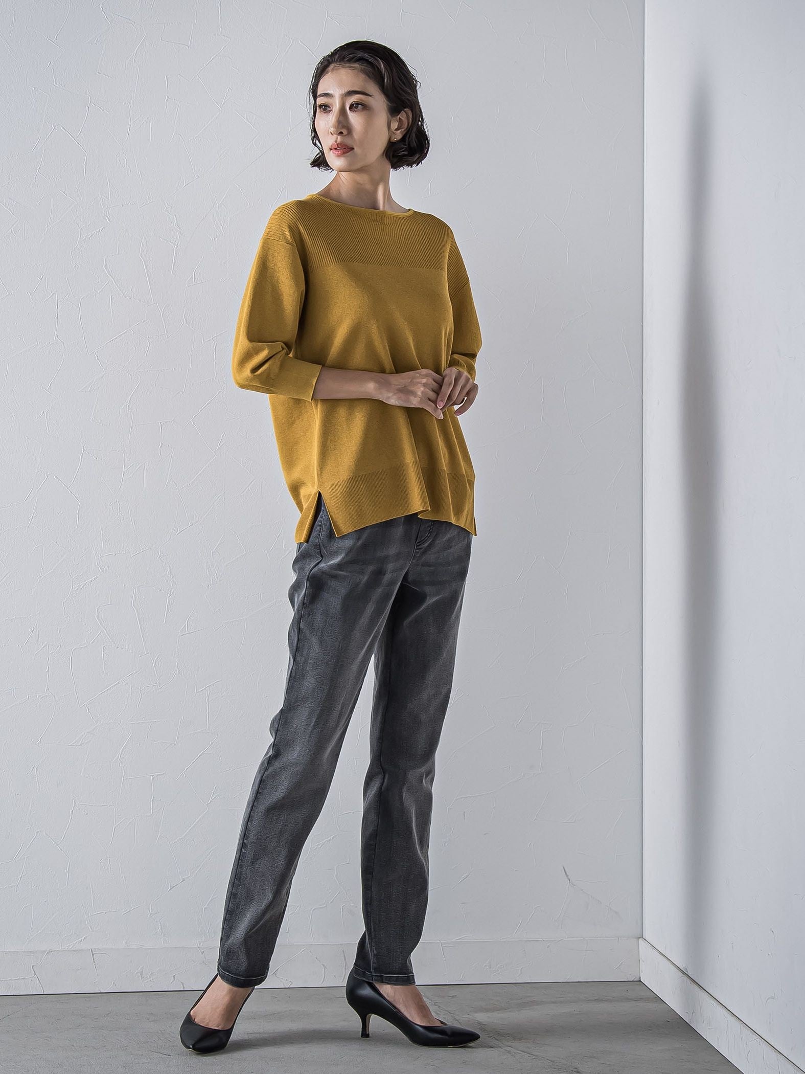 【極】SARIニットプルオーバー≪手洗い可能≫