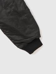 ボア切替ノーカラーミドルコート