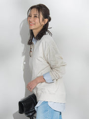 【WEB限定】バックプレートカットソー