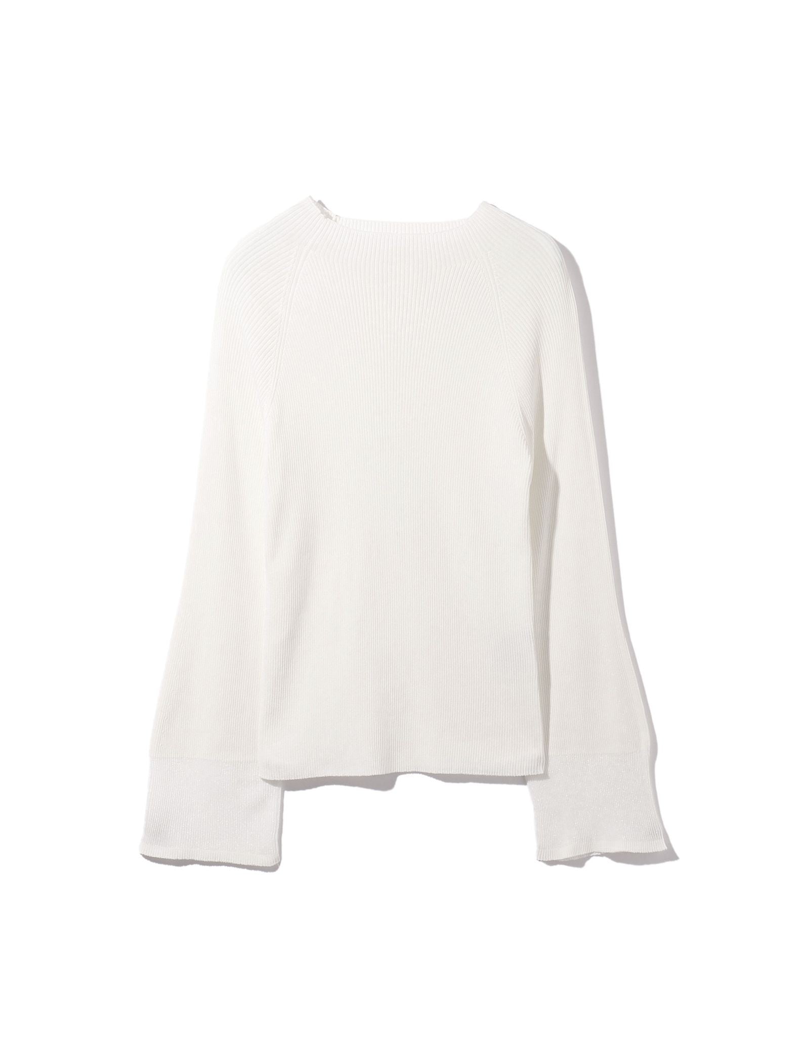 シアースリーブリブニットプルオーバー≪手洗い可能≫