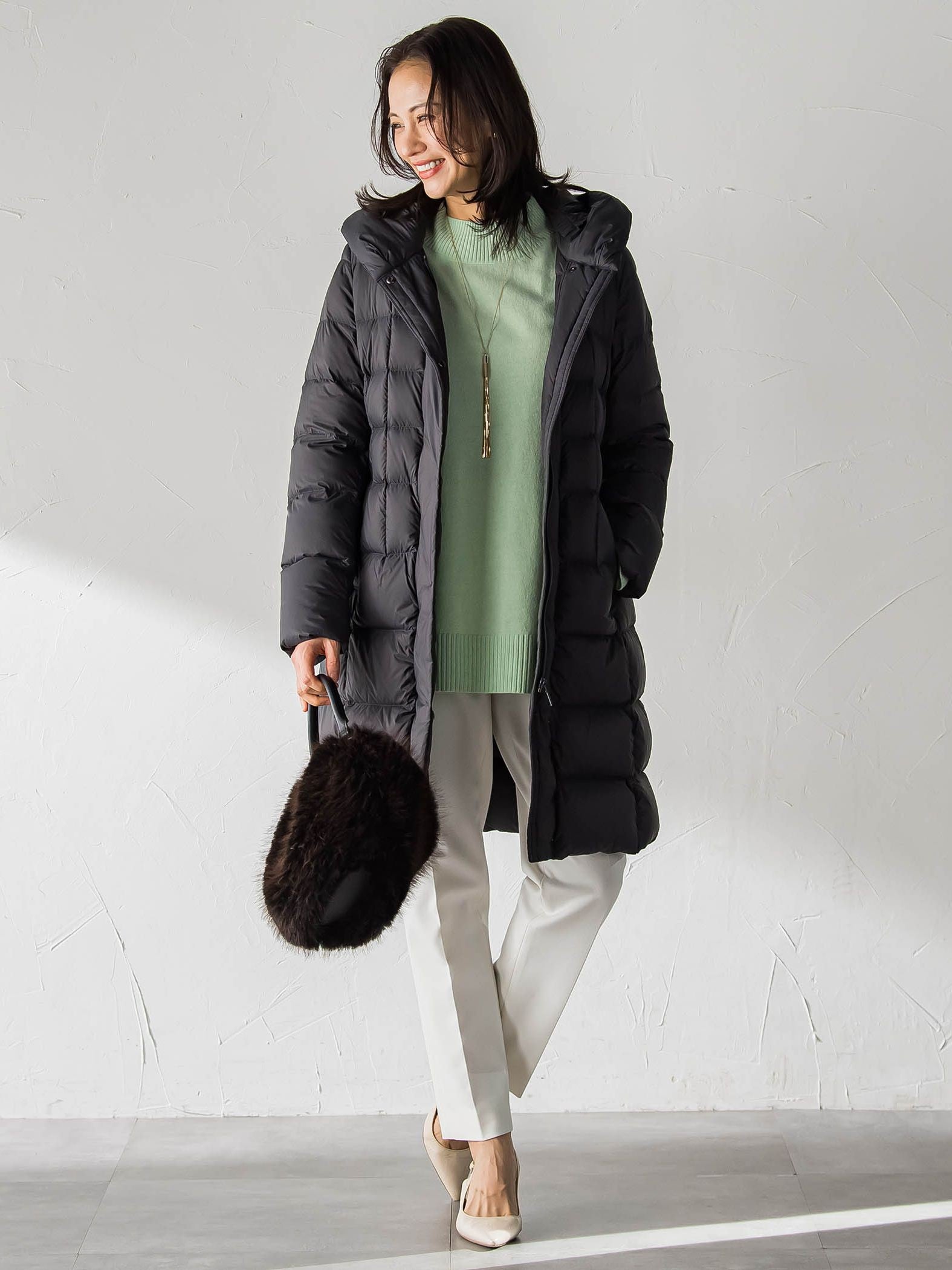 Surface Light 2Wayフードダウンコート