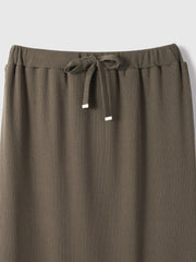 リブタイトスカート