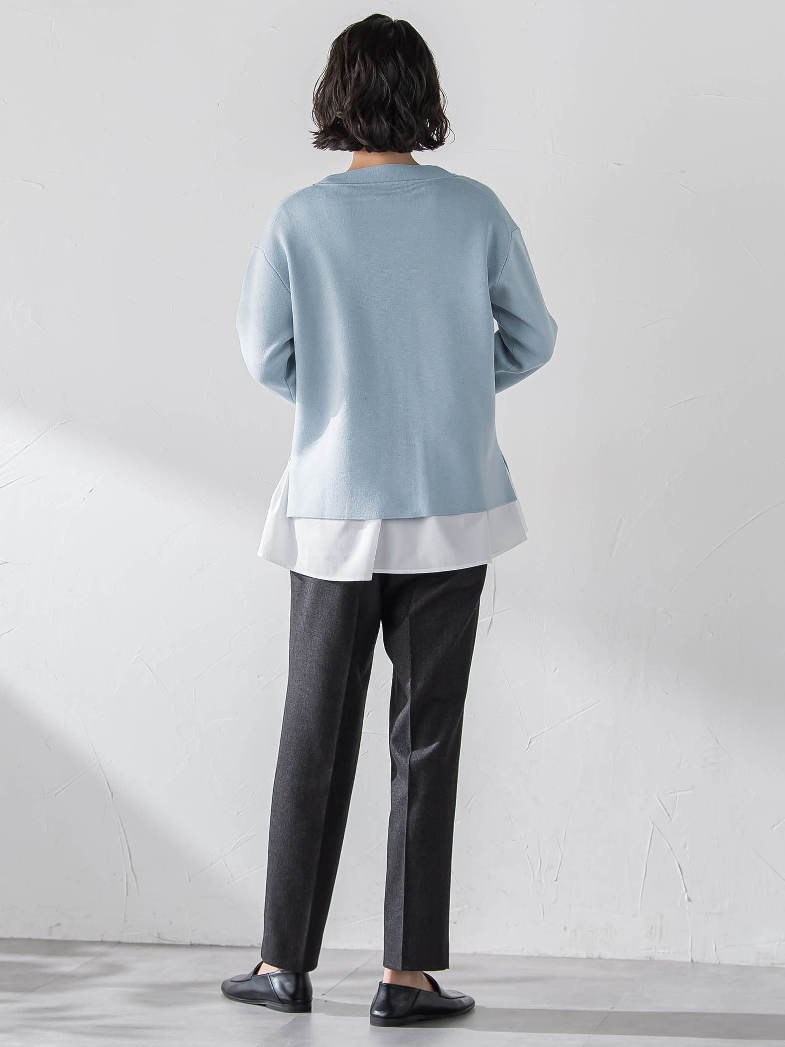 ペプラムカットソー