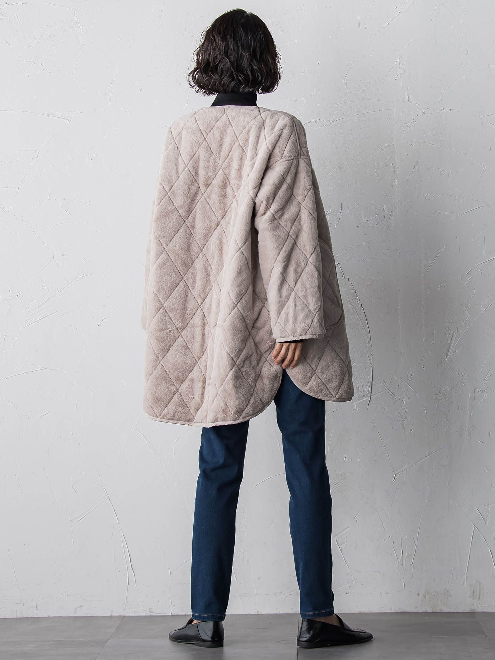 【WEB限定】”まるで毛布”どちらも主役リバーシブルアウター