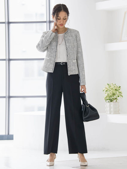 【WEB限定 13号】ストレッチツイードジャケット