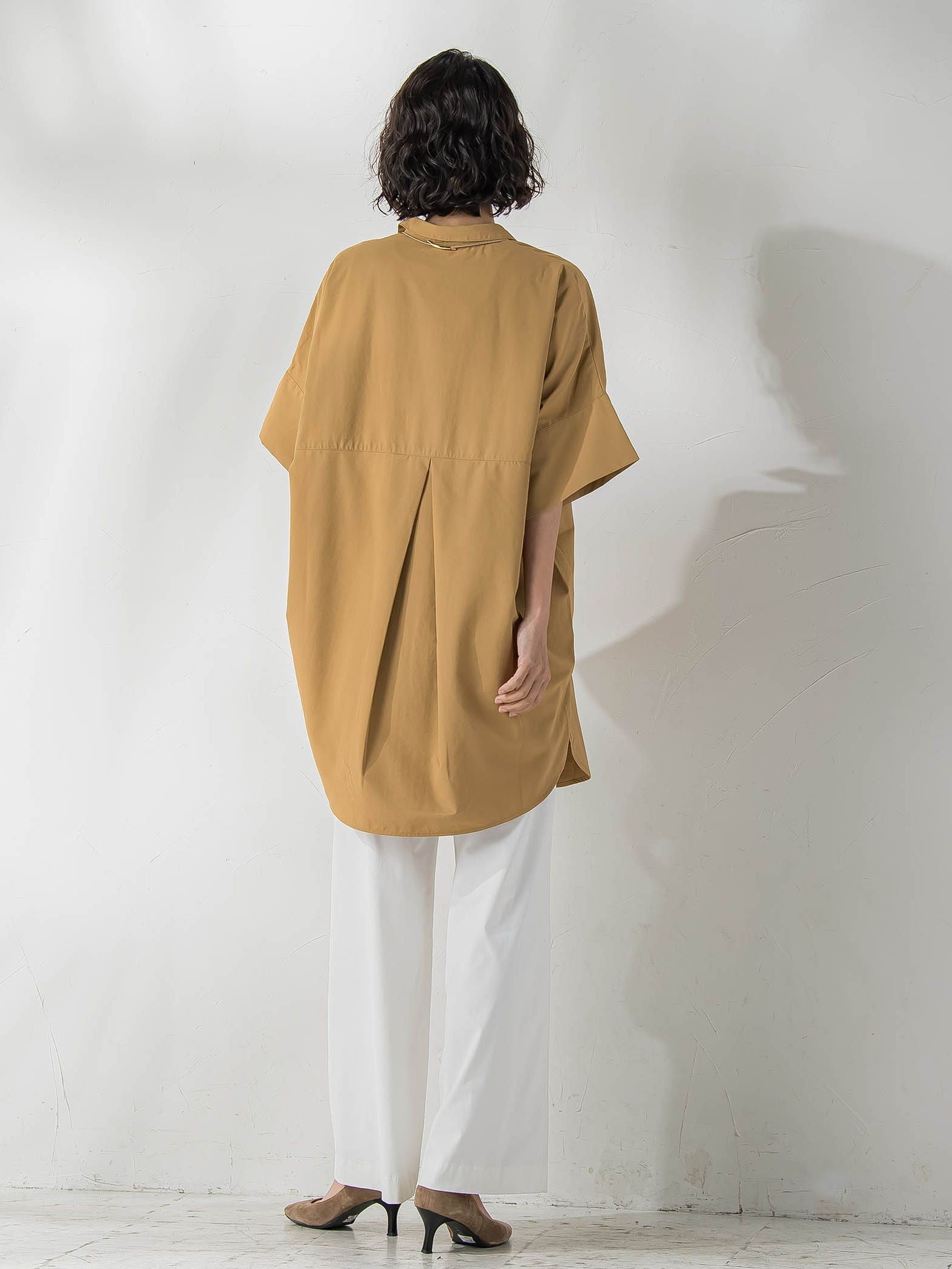 【WEB限定】チュニックシャツ≪手洗い可能≫