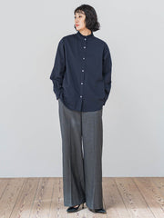 ネックフリルブラウス