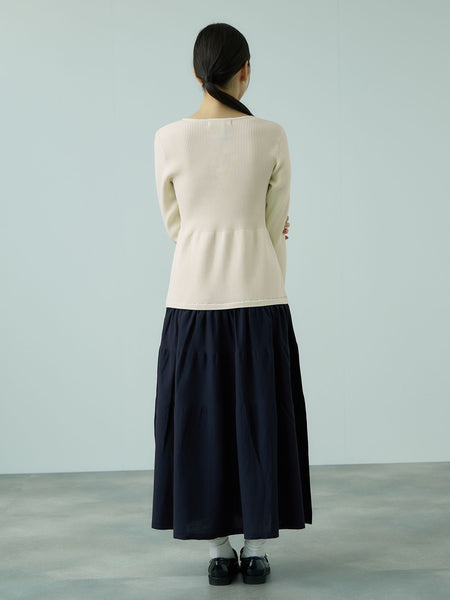 ドッキングライク軽量ニットワンピース≪手洗い可能≫