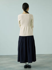 ドッキングライク軽量ニットワンピース≪手洗い可能≫