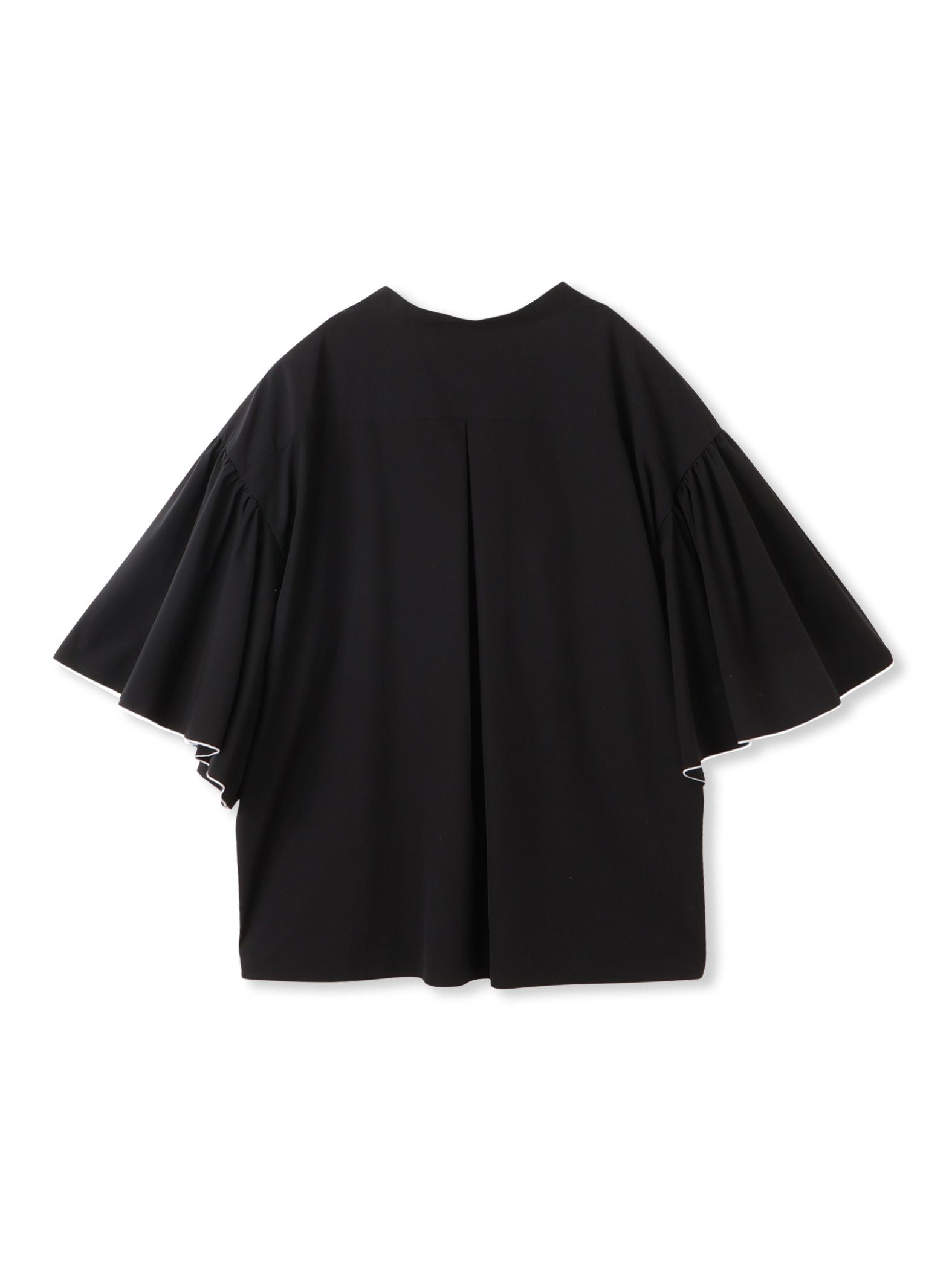 ストレッチフレアスリーブブラウス≪洗濯機で洗える≫