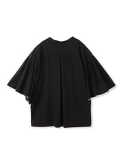 ストレッチフレアスリーブブラウス≪洗濯機で洗える≫