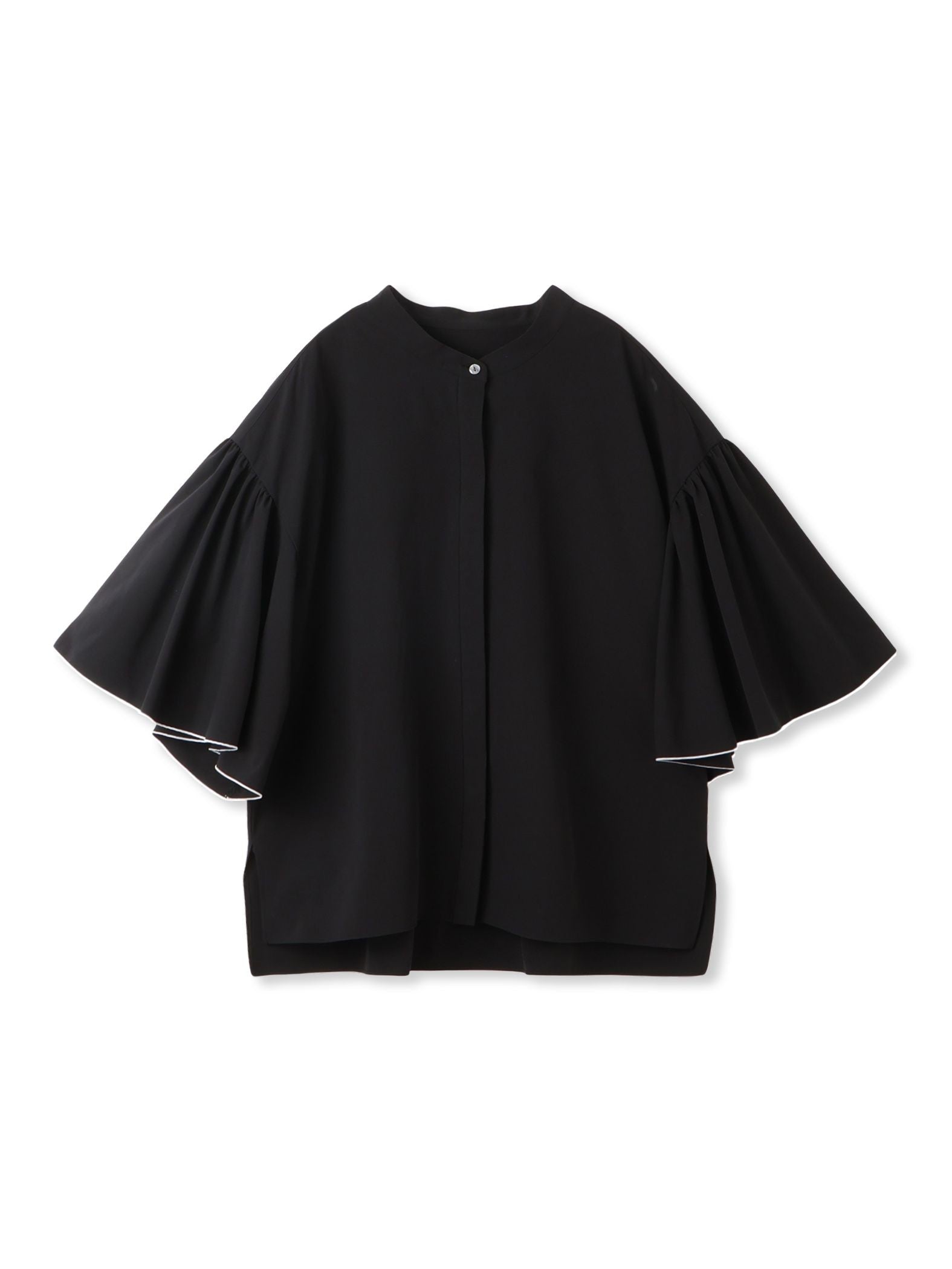 ストレッチフレアスリーブブラウス≪洗濯機で洗える≫