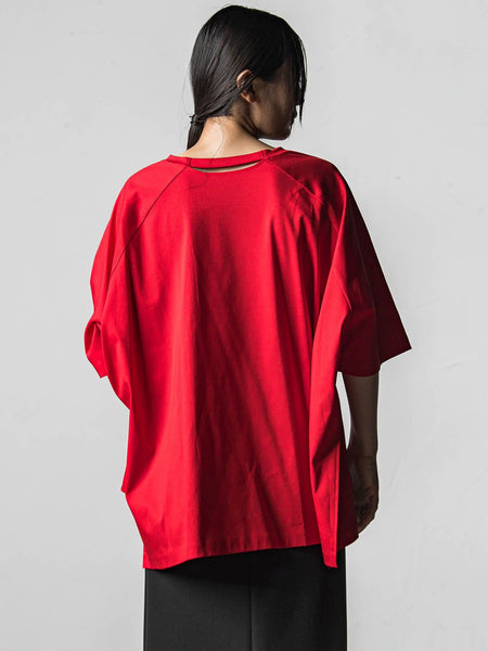 80 smooth ジャージーポンチョTシャツ