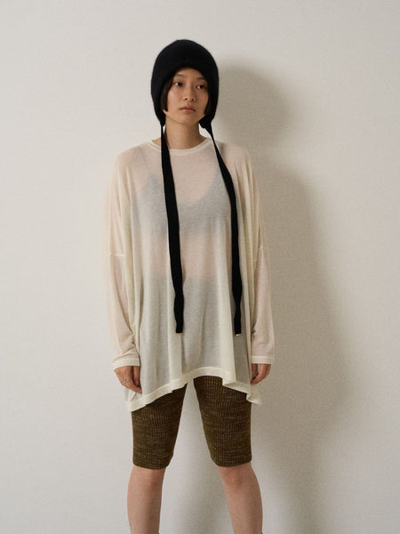 airy cashmere tops【日本製】≪手洗い可能≫