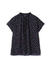 【WEB限定】プリントアムンゼンブラウス≪洗濯機で洗える/透けにくい≫