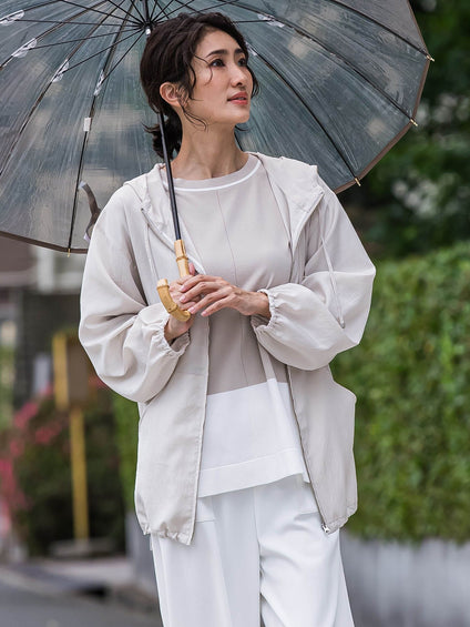 【大きいサイズ】Tシャツ風ニットプルオーバー≪手洗い可能≫