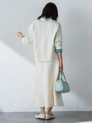 フレアニットスカート