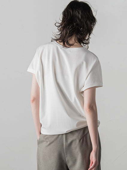 マシュマロポンチカットソー≪洗濯機で洗える≫