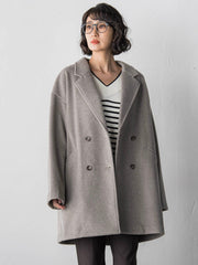 【biyori】ニットビーバーコート