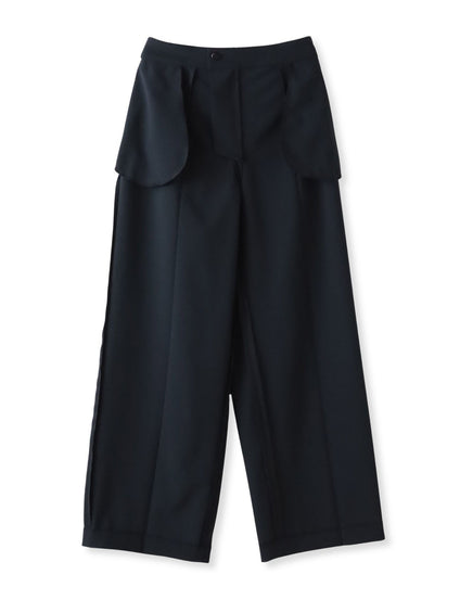 美シルエットワイドパンツ