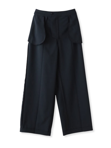 美シルエットワイドパンツ