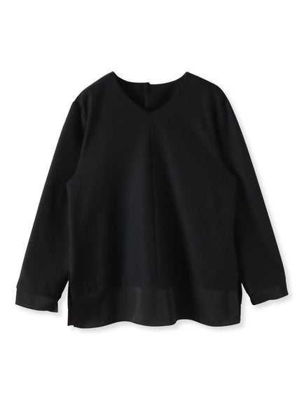 【大きいサイズ】ピクシエスタVネックブラウス