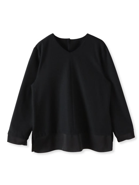 【大きいサイズ】ピクシエスタVネックブラウス