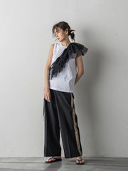 チュールマルチベルトセットタンクトップ