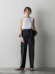 チュールマルチベルトセットタンクトップ