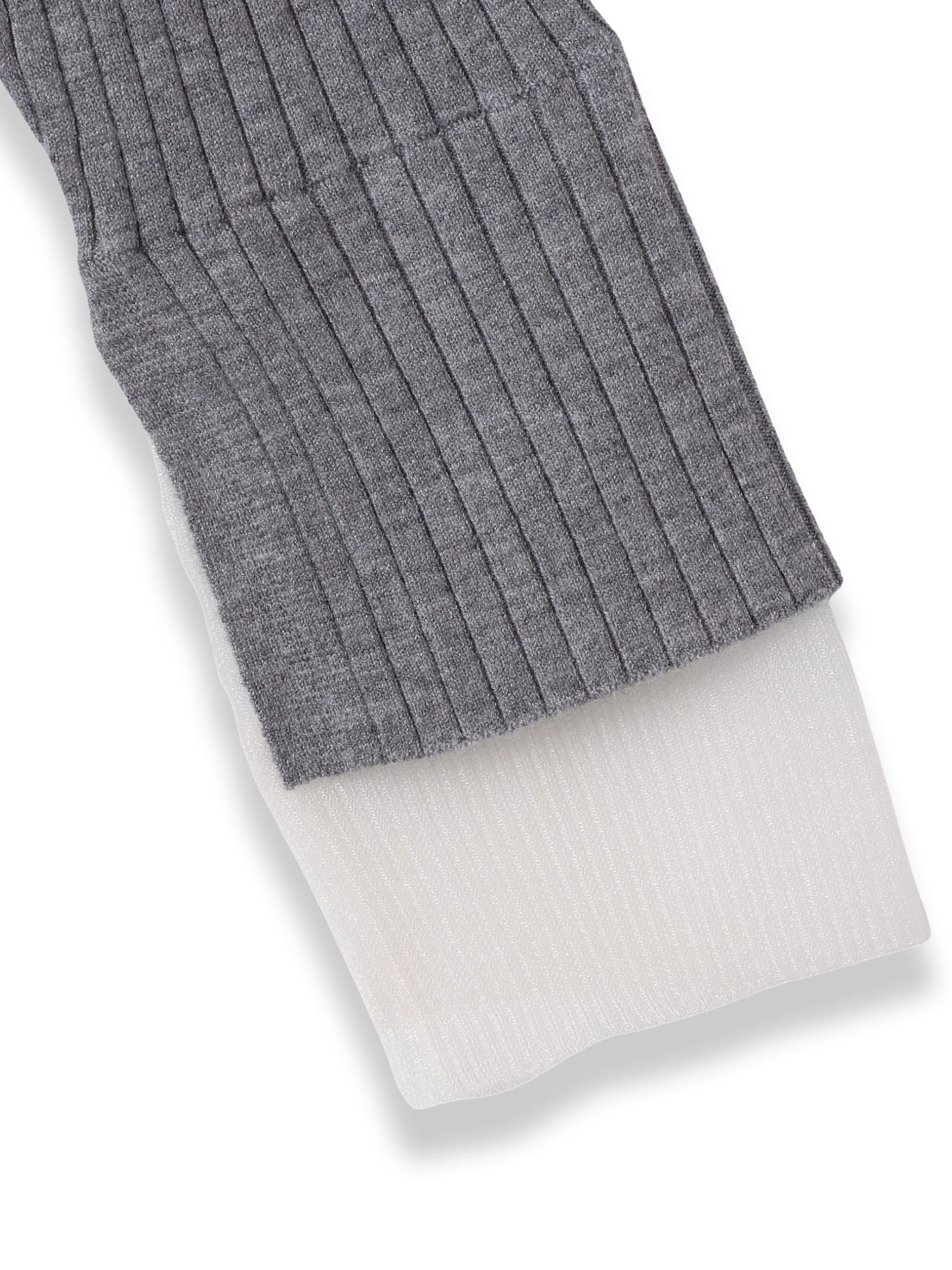 シアー切替えRIBニット≪手洗い可能≫