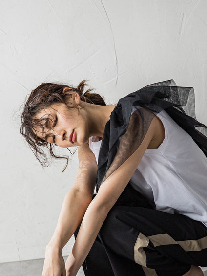 チュールマルチベルトセットタンクトップ