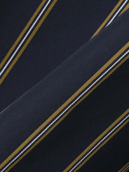 《予約》【機能するミニマル服】ストライプ切替プルオーバー　《接触冷感/吸水速乾/UVカット》