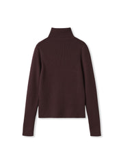 リブタートルニットプルオーバー≪手洗い可能≫