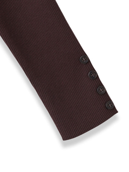 リブタートルニットプルオーバー≪手洗い可能≫