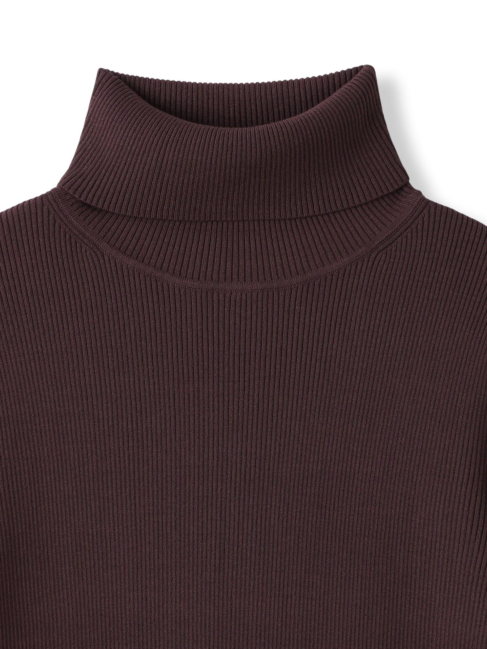 リブタートルニットプルオーバー≪手洗い可能≫