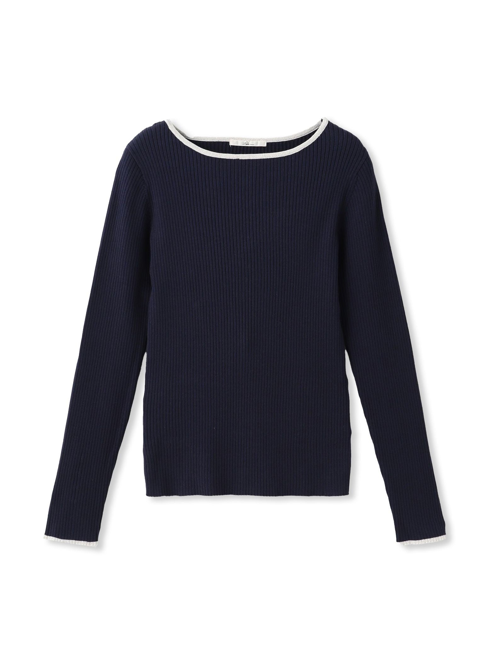 配色RIBニット≪手洗い可能≫