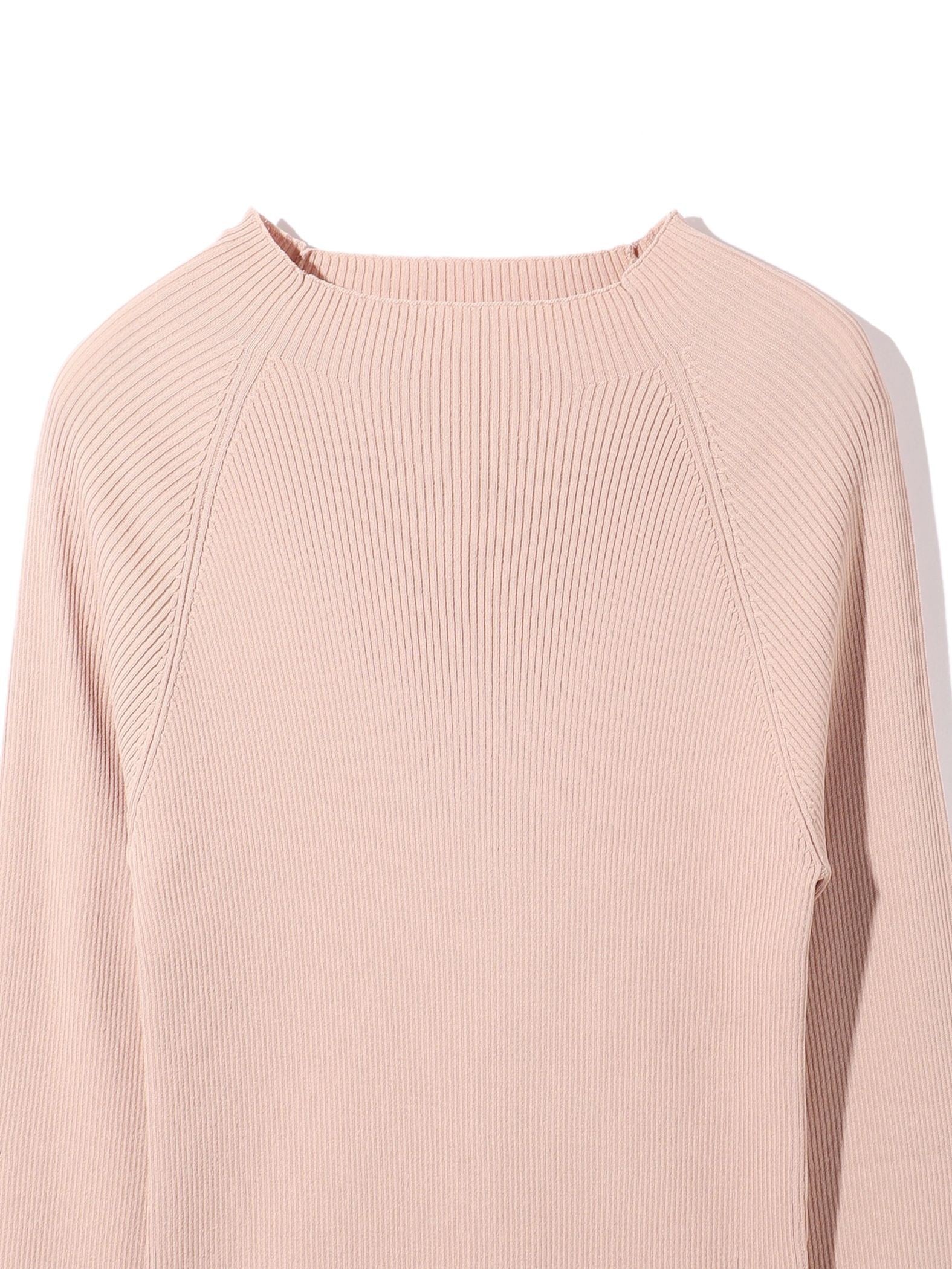 シアースリーブリブニットプルオーバー≪手洗い可能≫