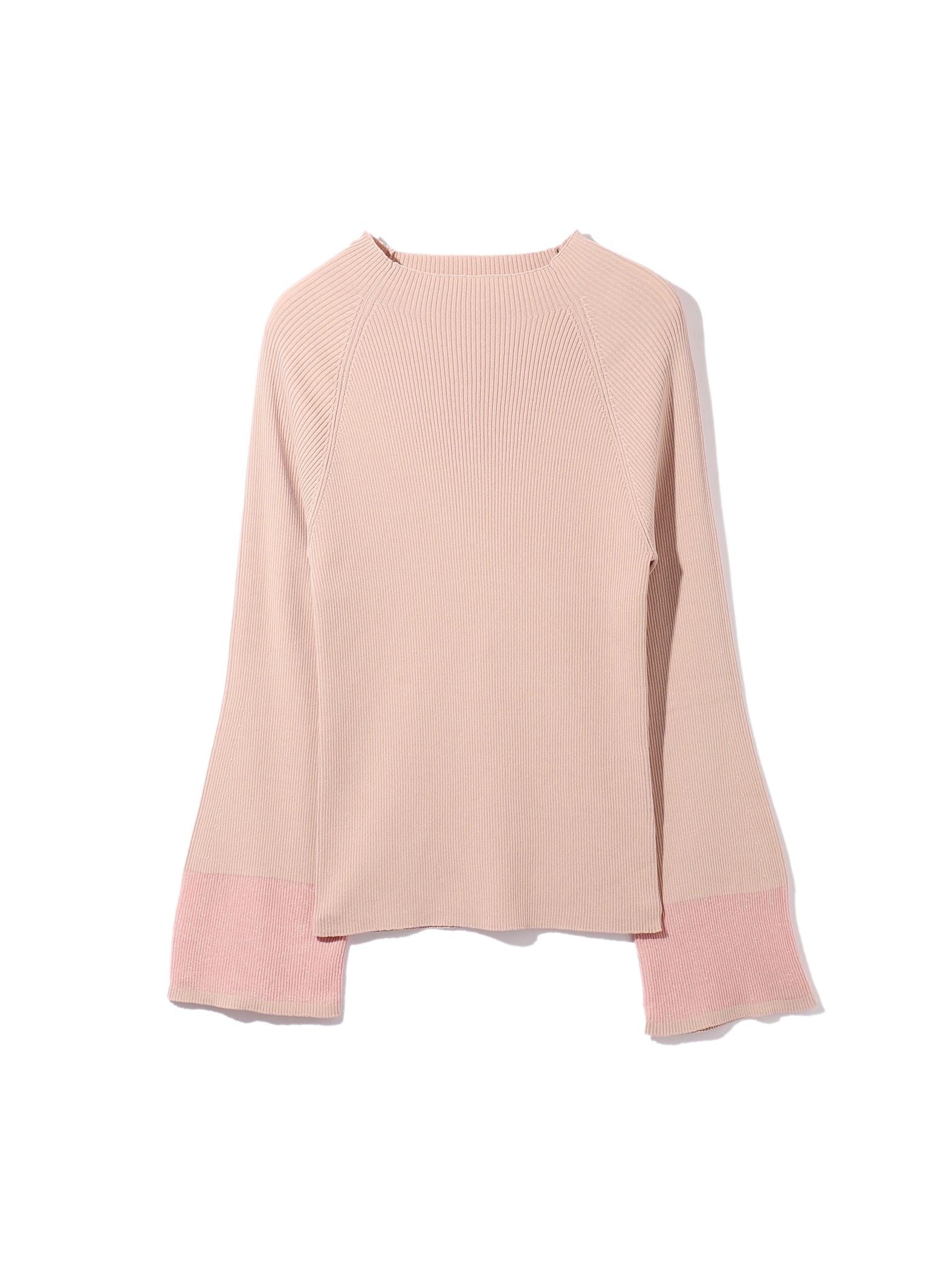 シアースリーブリブニットプルオーバー≪手洗い可能≫