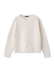 スパンコールラメVネックニット≪洗える≫