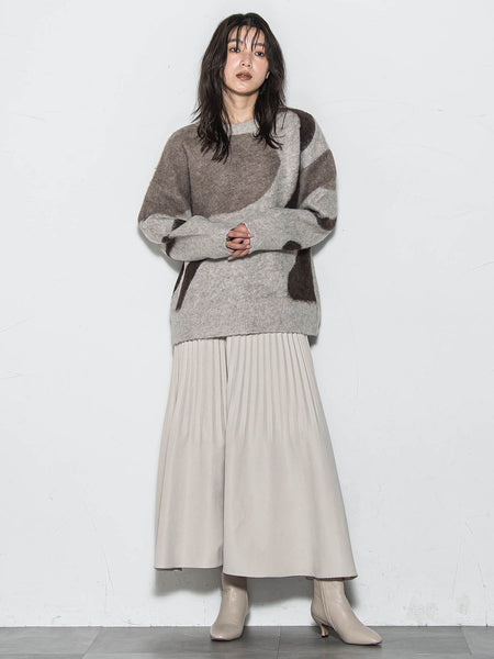 【WEB限定】マーブルニット≪手洗い可能≫