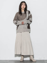 【WEB限定】マーブルニット≪手洗い可能≫