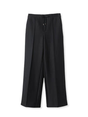 【WEB限定/大きいサイズ】”楽暖”裏起毛ワイドパンツ≪洗濯機で洗える≫